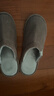 回力日系柔软情侣棉拖秋冬家居室内保暖棉鞋男款HL0006咖啡42-43码 实拍图