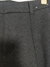 优衣库女装绒面针织宽腿裤/阔腿裤裤子479284 08 深灰色 M /160/68A 实拍图
