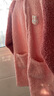 红豆居家（Hodohome）儿童睡衣女童冬季法兰绒保暖家居服女孩加绒加厚睡袍浴袍700粉165 实拍图