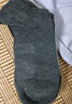海澜之家袜子男女短筒纯棉100%棉抗菌消臭抗起球纯色运动休闲短船袜5双装 实拍图