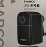 马可（MARCO）素描削笔器卷笔刀削笔刀转笔刀五档可调节粗细美术生专用手摇炭笔速写铅笔刀彩铅削笔机黑色 实拍图