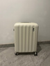 爱可乐（Echolac）万向轮行李箱旅行箱密码箱防刮旅游扩容箱登机箱 PC232 白色20吋 实拍图