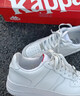 卡帕卡帕男鞋厚底板鞋男2025冬季新款小白鞋子男百搭休闲运动鞋潮鞋男 鹭羽白 41 实拍图
