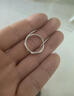 BJYLS999足银孤星戒指男士小众纯银开口食指环尾戒饰品新年礼物送男友 岁月流金戒指【925银】 实拍图