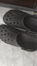 CROCS卡骆驰洞洞鞋贝雅男鞋女鞋轻便耐磨一脚蹬拖鞋休闲鞋|10126 黑色-001 39 (240mm) 实拍图