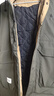罗蒙（ROMON）秋冬加棉加厚外套男士青年棉衣服休闲连帽工装款防风夹克冲锋衣男 M1091灰绿色 2XL 实拍图