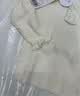 巴拉巴拉童装宝宝毛衣儿童线衫秋冬装婴儿女童针织衫萌趣毛衫舒适时尚上衣 奶白 110 实拍图