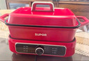苏泊尔（SUPOR）电蒸锅 电煮锅 电火锅 家用多功能烤鱼烤肉锅 多用途分体不粘料理锅 蒸煮炖涮电热锅H3423FK863A 实拍图