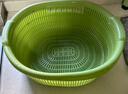 迪普尔双层洗菜篮镂空盆洗水果沥水篮家用水果篮创意塑料厨房洗菜盆 实拍图