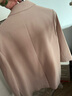 尚都比拉七分袖休闲西服小个子穿搭职业正装小西装外套女高级感 浅杏色 XL 实拍图