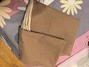 京东京造悦柔枕套 A类一等品 120g加厚耐用枕头套 48x74cm 一对装 奶茶咖 实拍图