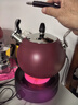 铂帝斯铂帝斯 304不锈钢烧水壶煤气燃气电磁炉通用鸣笛家用水壶 Q8型单底笛音水壶【典褐色】 1.9L 实拍图