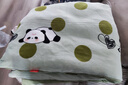 南极人（Nanjiren）婴儿宝宝牛奶绒被子儿童盖毯被冬被可拆洗秋冬季加厚幼儿园午睡被 lucky熊猫【A类多功能可拆洗被】 120x150【绒被套+被芯】约2.7斤 实拍图