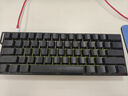 狼蛛（AULA）MINI 60HE磁轴键盘无线蓝牙三模 RT键盘电竞游戏专用客制化机械键盘鼠标套装 网页驱动 8K回报率 PRO黑色侧刻【烟云磁轴】三模RGB 实拍图