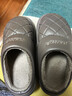奥康（Aokang）棉拖鞋男士秋冬季pu皮加绒保暖抗菌不臭脚防滑防水居家拖鞋女冬天 灰色 44-45 【适合43-44】 实拍图