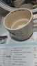 网红新款叠叠马克杯宿舍家用可爱狗陶瓷杯水杯礼物茶杯咖啡杯 奶油色 1个 280ml 奶白礼帽小狗叠叠杯【无盒装】 实拍图