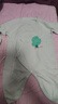 贝瑞加（Babyprints）婴儿连体衣2件装新生儿长袖四季哈衣纯棉爬服护肚蝴蝶衣 绿59 实拍图