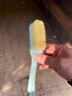 梦庭家用 长柄鞋刷可挂式塑料洗鞋多功能洗衣刷清洁刷不伤鞋软毛刷子 实拍图