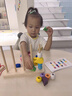 易简（yijan）儿童精细动作集中注意力提高孩子专注力训练宝宝套柱串珠益智玩具 实拍图