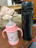 象印（ZO JIRUSHI）贝亲联名【诗人花园】宝宝分阶学饮水杯不锈钢吸管保温杯奶瓶礼盒 实拍图