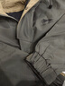 罗蒙（ROMON）秋冬加棉加厚外套男士青年棉衣服休闲连帽工装款防风夹克冲锋衣男 M1091灰绿色 2XL 实拍图