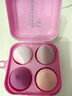 优家（UPLUS）草莓慕斯美妆蛋化妆蛋彩妆不吃粉化妆粉扑4个【多巴胺款】 实拍图