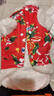 贝初众猫咪衣服保暖小猫衣服狗狗衣服过年冬天德文布偶猫蛇年宠物衣服 东北大花棉袄 L 建议9-14斤 实拍图