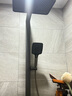 摩恩曼系列智能恒温花洒套装数显增压淋浴花洒家用全套氛围灯钢琴按键 M812-除氯背喷按摩【枪灰恒温】 实拍图