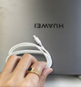 华为原装6A数据线 USB Type-A转USB Type-C/1m线长/支持66W（11V6A）充电 白色CC790 实拍图
