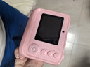 qdrone For the Good Moments拍立得儿童照相机可拍照直接出打印照片7-14岁6玩具女孩生日礼物 粉【彩色打印+闪光灯+128G+5卷+精美礼盒+背带】 3-6岁儿童相机可打印彩 实拍图