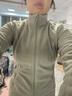 迪卡侬（DECATHLON）保暖户外抓绒衣外套男女运动宽松秋摇粒绒外套冲锋衣内胆 女款-全拉链-苍穹绿 S 实拍图