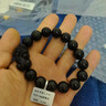 卡薇亚天然冰种彩眼黑曜石貔貅手链男士情侣款皮休情人节礼物水晶手串女 珠径14mm左右貔貅款附证书 实拍图