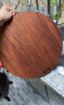 双枪黑金檀木整木切菜板加厚加大圆形砧板实木家用案板面板菜墩33*2.5 实拍图