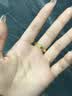 中国黄金（CHINA GOLD）碎碎冰18K金戒指女素圈求婚戒子七夕情人节礼物送女友老婆生日 18k金碎碎冰戒指-12#【今/次日达】 实拍图