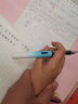 英雄（HERO）【圣诞礼物】钢笔 359B 明尖铱金男女学生练字三年级正姿签字（附加6支墨囊） EF尖 渐变浅蓝 实拍图