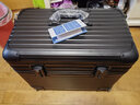 执古（B.MUTUS）全铝镁合金行李箱上开口摄影相机箱设备器材登机箱密码旅行拉杆箱 黑色 22英寸 【需托运】 实拍图
