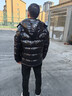 桐系蒙口大鹅冬季玛雅羽绒服男女新款加厚保暖短款面包服可拆帽防寒服 黑色（原版原标） L -2码（115-132斤） 实拍图