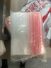 登比食品自封袋12号34*45密封袋防水PE透明特大号收纳袋塑封袋包装袋 实拍图