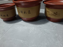 紫砂陶瓷花盆特大号花盆粗砂陶土大码陶瓷盆批发落地盆景花卉绿植 大小口径19+22+25cm 3个盆+托盘 实拍图