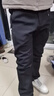 探拓（TECTOP）冲锋裤男加绒保暖防风软壳裤登山徒步裤 男款黑色 XL 实拍图