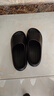 京东京造【泡泡云】踩屎感厚底轻盈防滑外穿拖鞋新款拖鞋男士 黑色42-43 实拍图