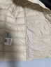 鸭鸭（YAYA）佟丽娅同款轻薄羽绒服女新款冬季短款圆领内胆修身时尚薄外套男 米白色【女款无领】 M 【建议90-100斤】 实拍图
