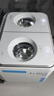 统帅（Leader）海尔出品 懒人内衣裤双桶洗衣机 2公斤洗烘 双筒小型迷你 换新补贴XQGL20-ZHBD671WU1 林高远同款 实拍图