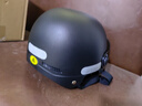 轩沁轩香电动车头盔骑行男女士半盔摩托车电瓶车冬季防冻保暖夏天遮阳防晒帽四季通用盔3c认证雾天用安全帽 哑黑茶短【升级3C款】 均码 实拍图