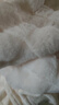 京东京造加厚兔毛绒感四件套 A类双面绒牛奶绒床单被套枕套保暖秋冬季双人床品 奶油白1.8m床 实拍图