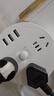 公牛（BULL）插座/插线板/插排/排插/宿舍家用拖线板 圆形插座 3usb接口+3孔总控 1.8米GN-R203U 实拍图