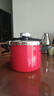 京东京造 红运珐琅高压锅 压力锅家用燃气防爆6.5L电磁炉煤气通用双耳22cm 实拍图