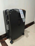 SOO行李箱男万向轮拉杆箱耐磨抗摔24英寸A330旅行箱密码箱女商务黑色 实拍图