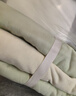 网易严选【新疆棉】天竺棉针织四件套 纯棉床上用品床单床笠被套床上用品 【AB面纯色】鹅黄绿 1.8m床 床笠款 （被套220*240cm） 实拍图
