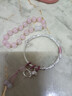 梵际999.9足银手镯繁花似锦helloKitty实心推拉镯kt猫七夕情人节礼物 繁花猫咪银手镯+猫咪礼盒 约18克 实拍图